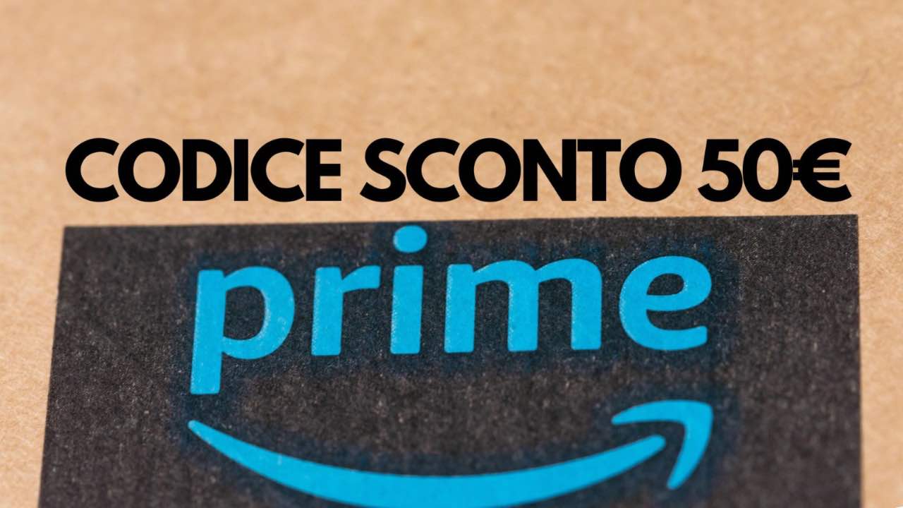 Amazon, codice sconto da 50€ per tutti i clienti | Basta avere Prime: disponibilità in rapido esaurimento