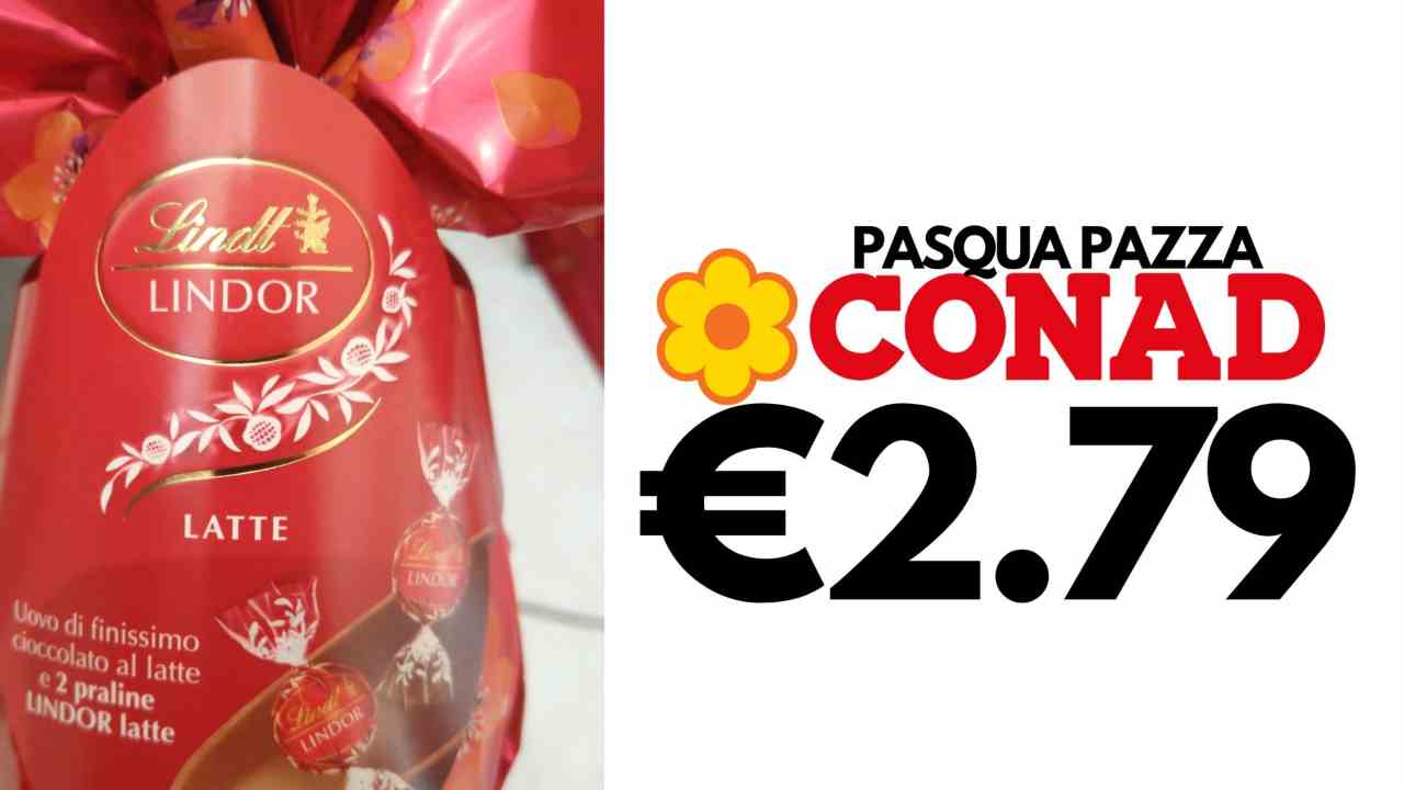 Conad, l’offerta pasquale è senza senso: il Lindt a soli €2.79 | Lo trovi solo fino ad esaurimento scorte