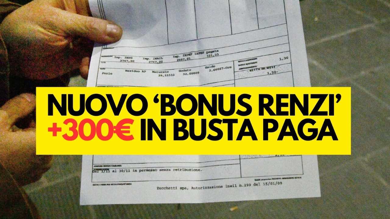 Agenzia delle Entrate, sorpresa in busta paga: +300€ sul bonifico | Come il Bonus Renzi, ma vale solo per questi lavori