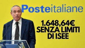 Poste italiane con cifre chiara sullo sfondo - foto ANSA - SiciliaNews24.it