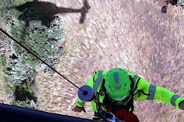 Soccorso un escursionista ferito sulla pista alto montana ovest dell’ Etna