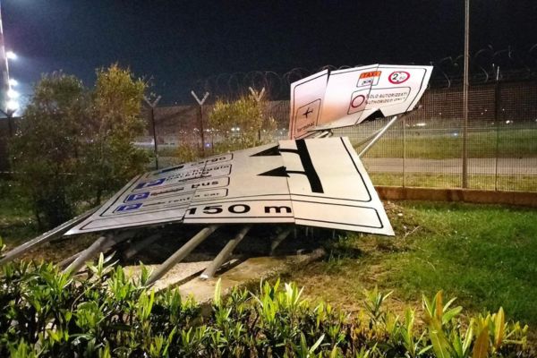 Gravi danni all’aeroporto di Birgi per il forte vento: traffico regolare