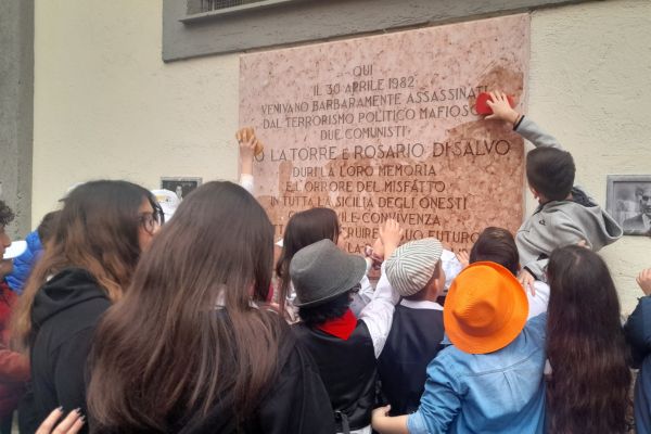 42° anniversario assassinio Pio La Torre e Rosario Di Salvo. Protagonisti i bambini e i ragazzi