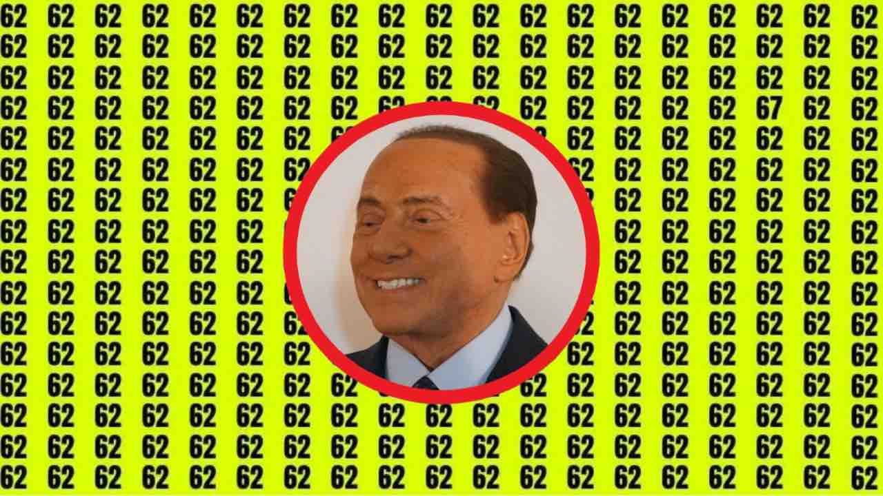 Berlusconi non riuscì a risolvere questo test visivo: trovare il nr.67 è IMPOSSIBILE | Solo lo 0.01% della popolazione ce la fa