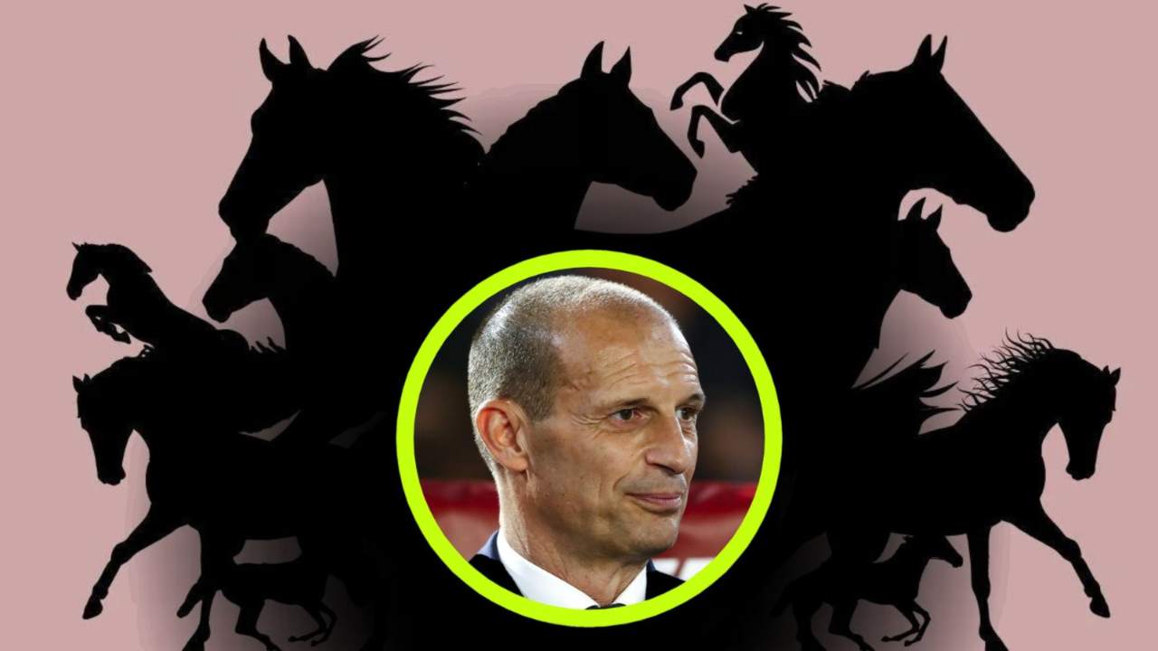 Nessuno indovina il numero di cavalli | Test visivo per geni: solo il fantino Allegri riesce a risolverlo