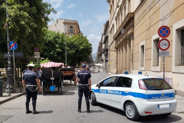 Sequestrate a Palermo due carrozze con cavallo abusive