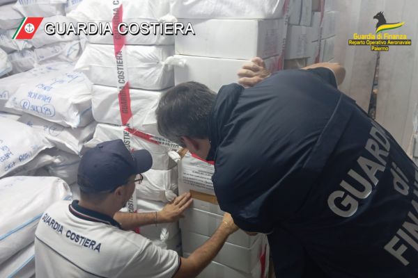 La Gdf sequestra 7 tonnellate di prodotto ittico