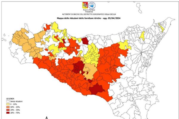 Siccità in Sicilia, nonostante le piogge: Palermo a rischio, dighe svuotate