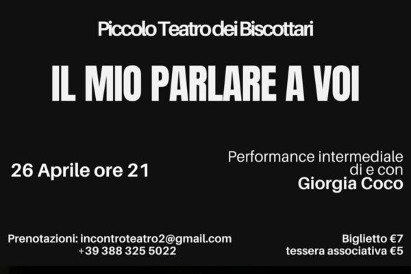 Al Teatro dei Biscottari la performance di Giorgia Coco dedicata a Goliarda Sapienza