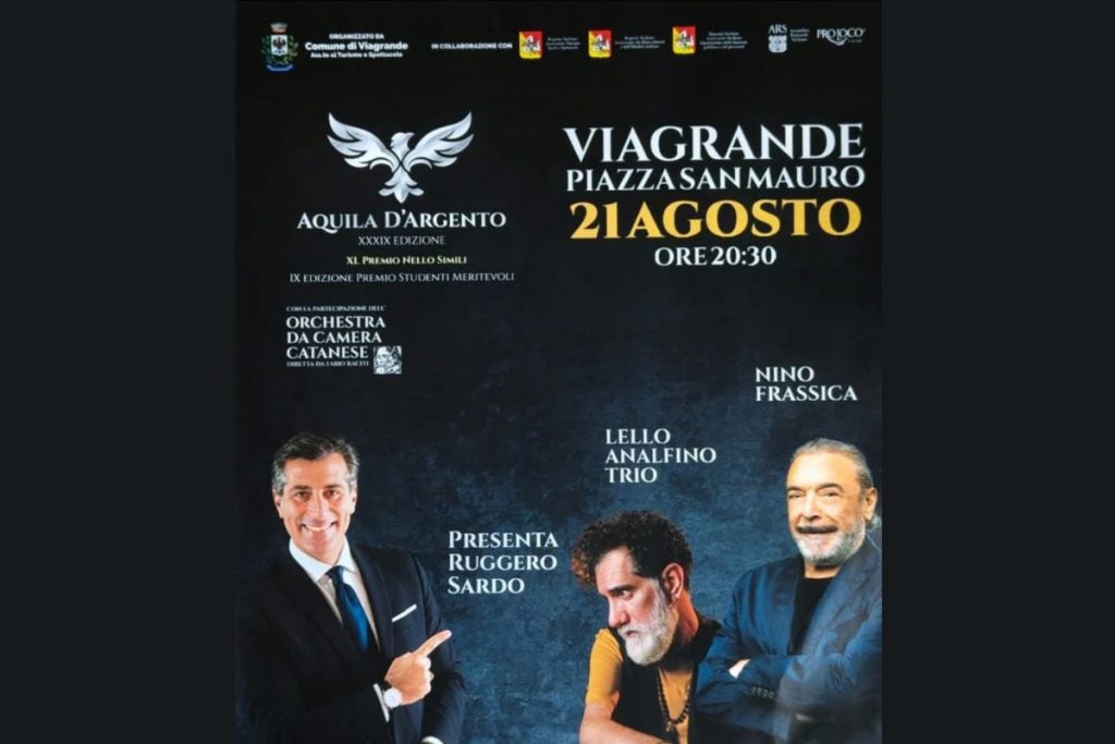 Nino Frassica arriva a Viagrande per la XXXIX edizione dell’Aquila d’Argento