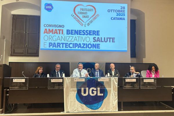 A Catania il convegno UGL “Amati, benessere organizzativo, salute e partecipazione”
