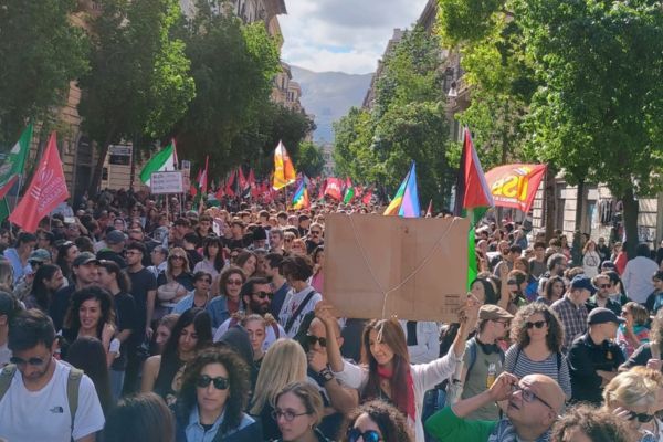 Sciopero generale in Sicilia: oltre 150 mila in piazza per Gaza e a sostegno della Flotilla