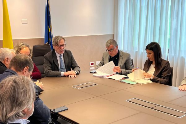 Sanità, delegazione della medicina specialistica convenzionata ricevuta a Palazzo d’Orléans