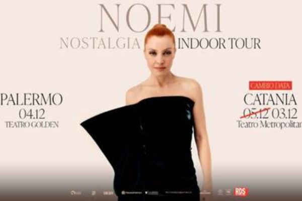 Noemi live a Catania (3 dicembre) e Palermo (4 dicembre) con il tour teatrale e il nuovo singolo “Bianca”