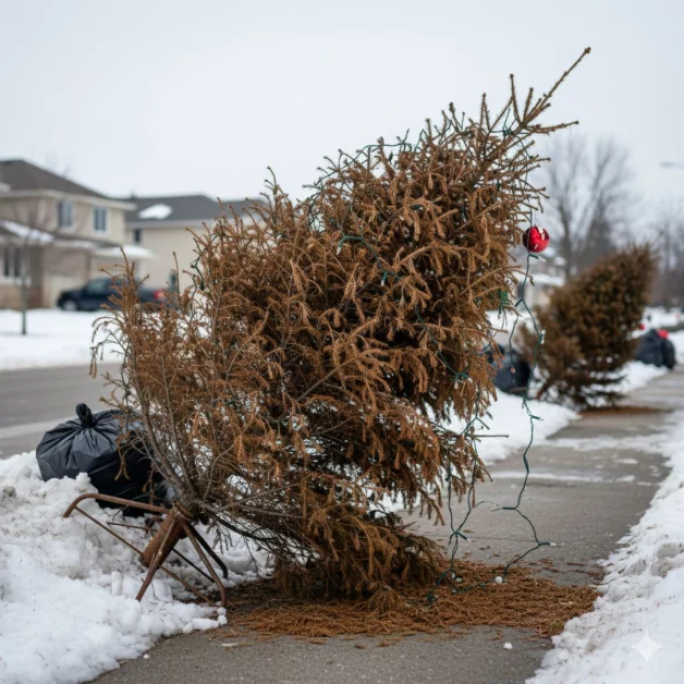 Come smaltire correttamente l’albero di Natale naturale dopo le feste