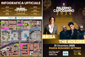 Capodanno in Piazza a Palermo con Arisa e i The Kolors: come accedere