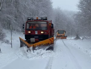 Neve in Sicilia, nel Messinese e sulle Madonie: interventi sulle strade