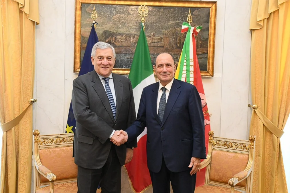 Palazzo d’Orléans, Schifani incontra Tajani: definiti accordi Ministero-Regione per sostegno a imprese siciliane