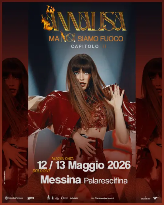 Annalisa, sold out e raddoppio a Messina: il 13/05/2026 nuova data al PalaRescifina