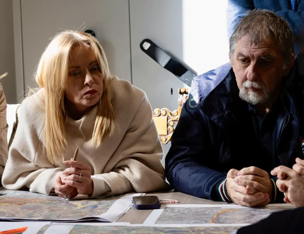 Meloni in Sicilia, ricognizione a Niscemi e nelle aree colpite dal ciclone Harry