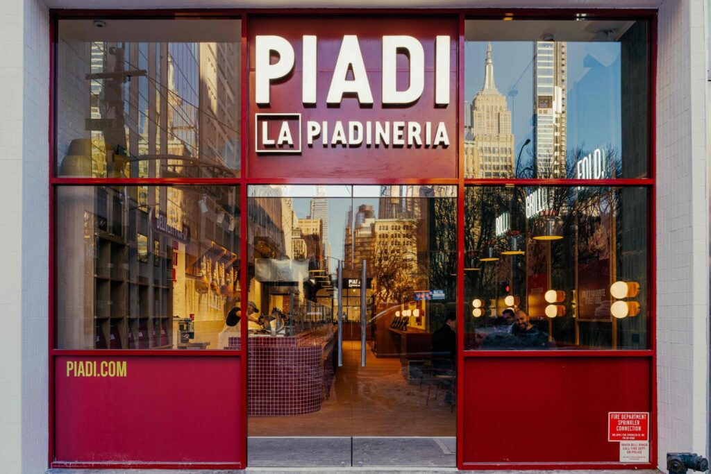 La Piadineria apre a New York: il fast casual italiano conquista il mercato americano
