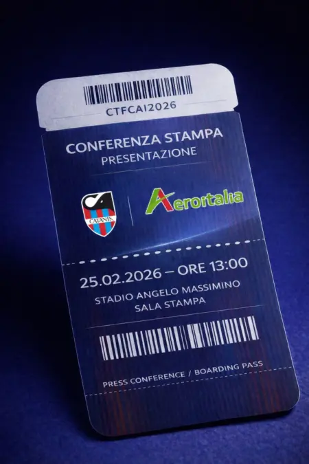 Presentazione della partnership Aeroitalia-Catania Football Club