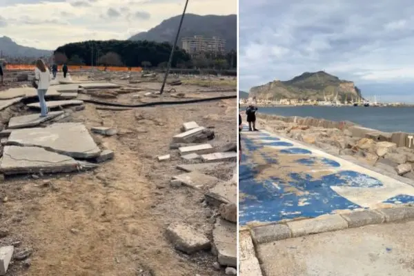 Ciclone Harry, Foro Italico ancora devastato: primi interventi in vista del Concertone