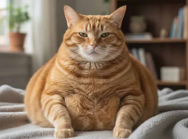 Gatto in sovrappeso: come metterlo a dieta senza stressarlo