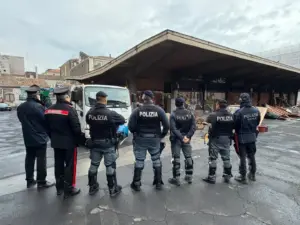 Operazione interforze per lo sgombero della “palestra Lupo”