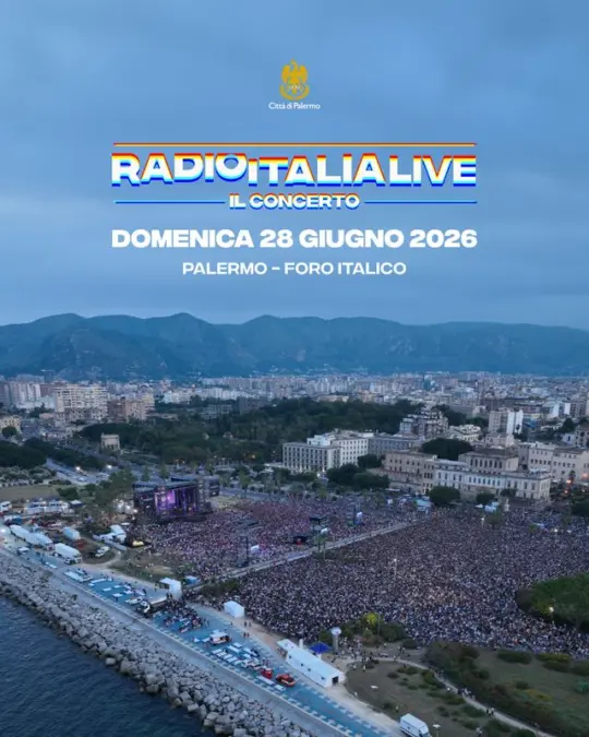 Radio Italia Live – Il Concerto torna a Palermo: appuntamento il 28 giugno al Foro Italico
