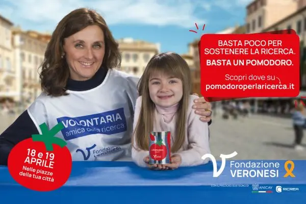 “Il Pomodoro per la Ricerca”: due giorni di solidarietà a sostegno dei bambini malati di tumore