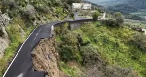 Maltempo a Messina: cedimenti stradali e chiusure, situazione critica sulle provinciali
