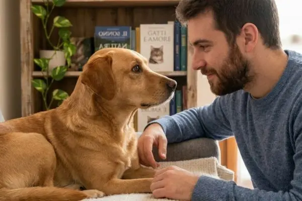Perché il mio cane mi sta sempre attaccato? Significato e messaggi nascosti