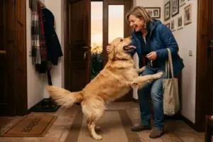 Perché il tuo cane impazzisce quando torni a casa