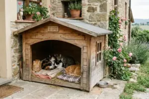 Come costruire un rifugio economico per proteggere i gatti che dormono fuori dal freddo in inverno