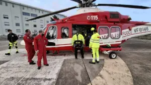 Escursionisti in difficoltà sul versante Nord dell’Etna: soccorsi da elicottero