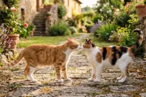 Come si salutano i gatti tra loro: ammiccamenti, vocalizzi e gesti sociali