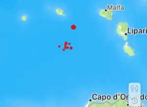 Serie di scosse al largo delle Eolie: la più forte di magnitudo 3.7 avvertita a Salina