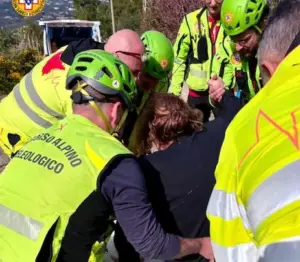 Escursionista americana ferita sul Monte Palmeto: soccorsa dal Soccorso Alpino
