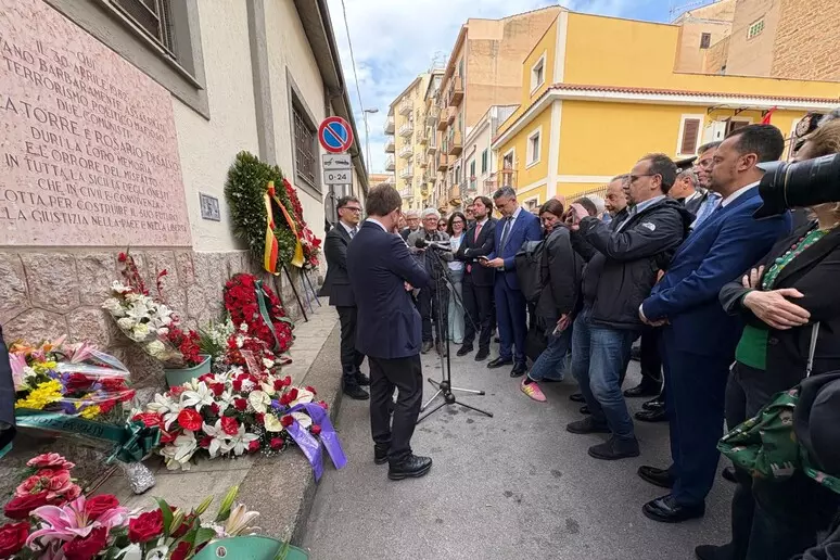 Palermo ricorda Pio La Torre e Rosario Di Salvo: deposta una corona di fiori in via Li Muli
