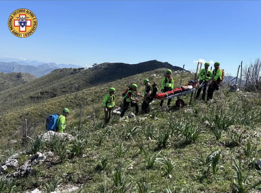 Escursionista soccorso sulle montagne tra Monreale e San Martino delle Scale