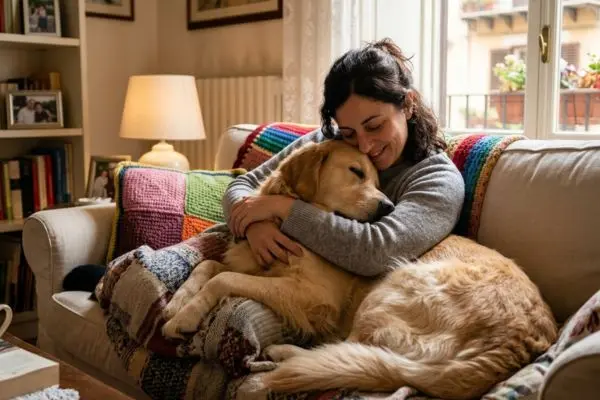 Quando il cane “chiede coccole” potrebbe essere ansioso: come riconoscere i segnali