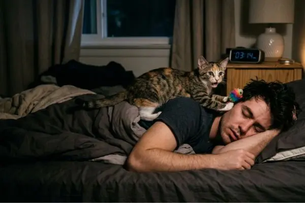 Gatti notturni e insonnia: come convivere con i nostri amici