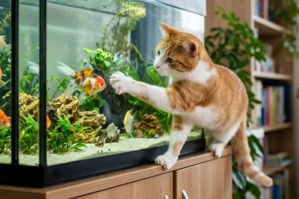Cosa fare se il gatto è attirato dai pesci dell’acquario