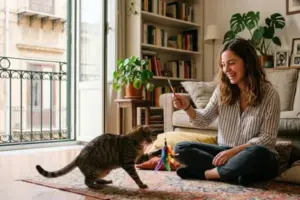 Gatto in casa: come renderlo felice e ridurre stress e comportamenti distruttivi