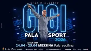 Gigi D’Alessio arriva a Messina con due date live: 24 aprile (sold out) e 25 aprile al Palarescifina