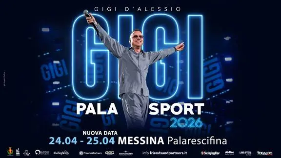 Gigi D’Alessio arriva a Messina con due date live: 24 aprile (sold out) e 25 aprile al Palarescifina