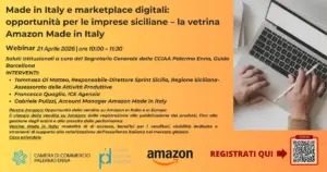 Made in Italy marketplace digitali, con Amazon un webinar per le imprese siciliane