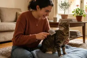 Gatti con il pelo lungo e pieno di nodi: come risolvere il problema