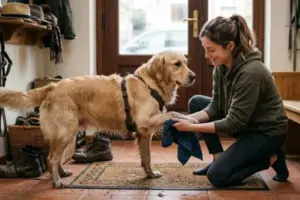 Pulire le zampe del cane dopo la passeggiata: perché è importante e comefare